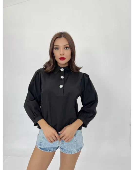 7043 GÖMLEK-SİYAH