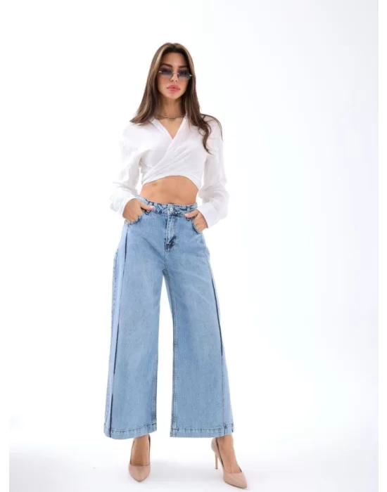7356 KOT PANTOLON-MAVİ