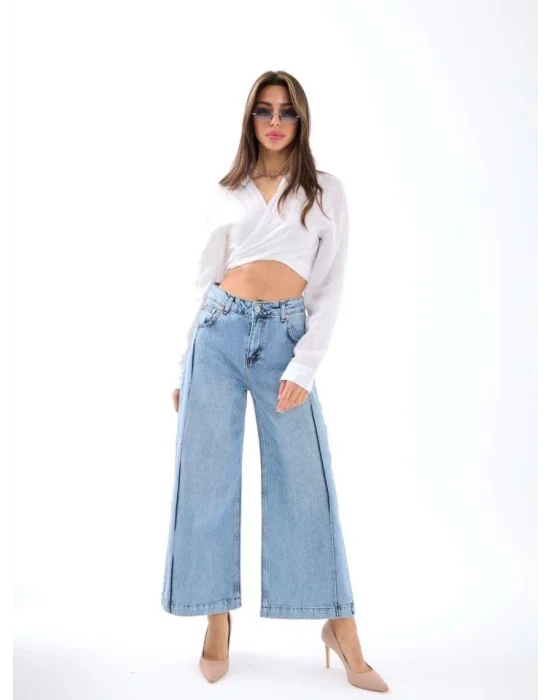 7356 KOT PANTOLON-MAVİ