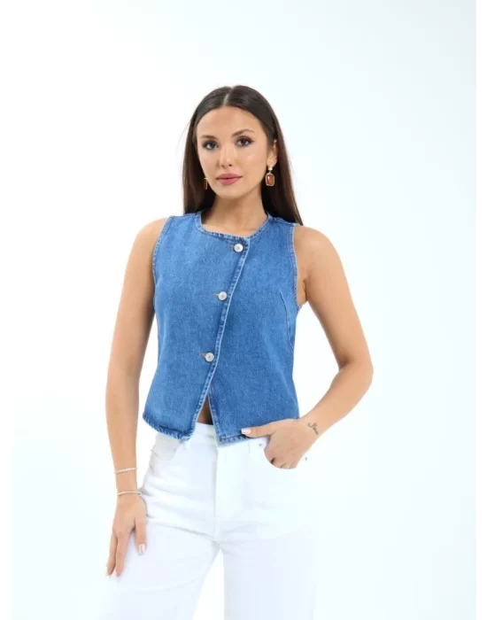 7401 KOT YELEK-MAVİ