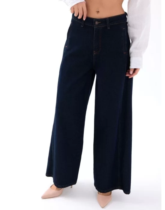 7437 KOT PANTOLON-MAVİ