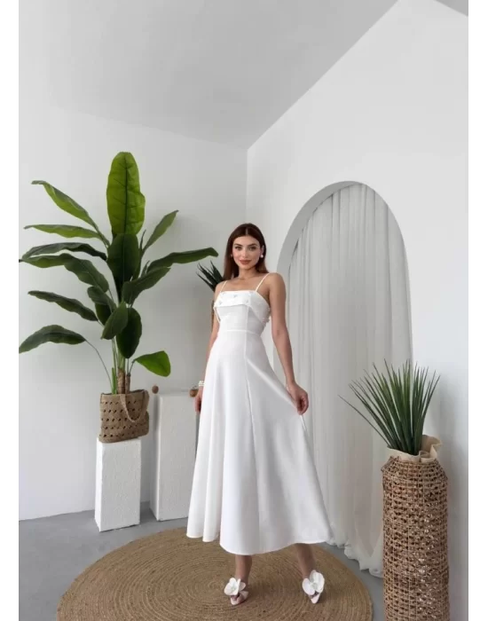 Acco Taş Detaylı Elbise