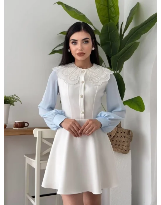 Asıo Bebe Yaka Elbise