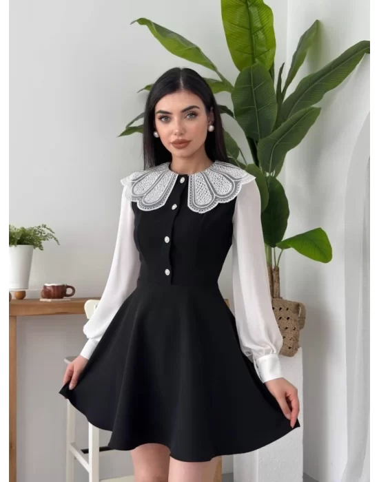 Asıo Bebe Yaka Elbise