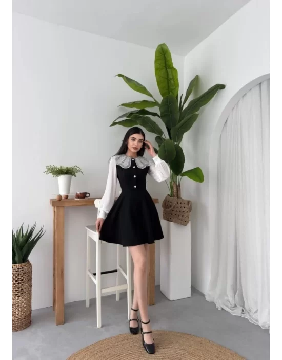 Asıo Bebe Yaka Elbise
