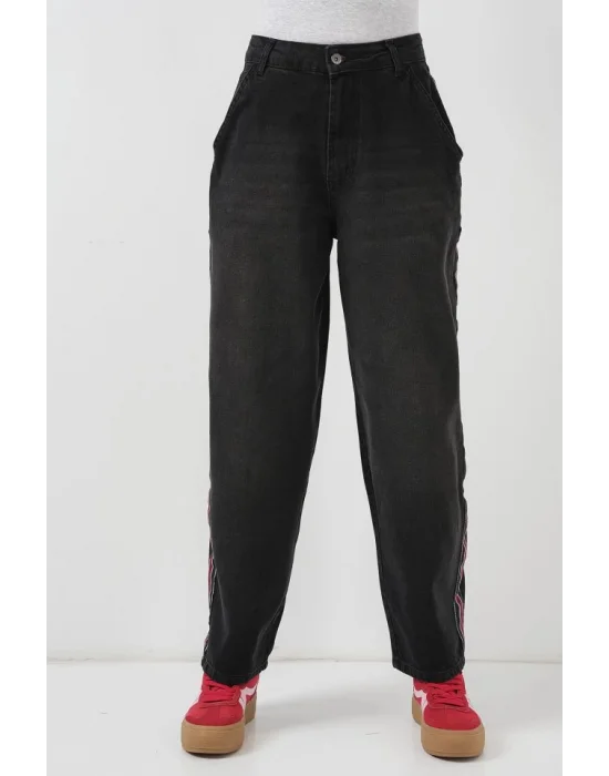 Baggy Kot Pantolon 6700 - Siyah