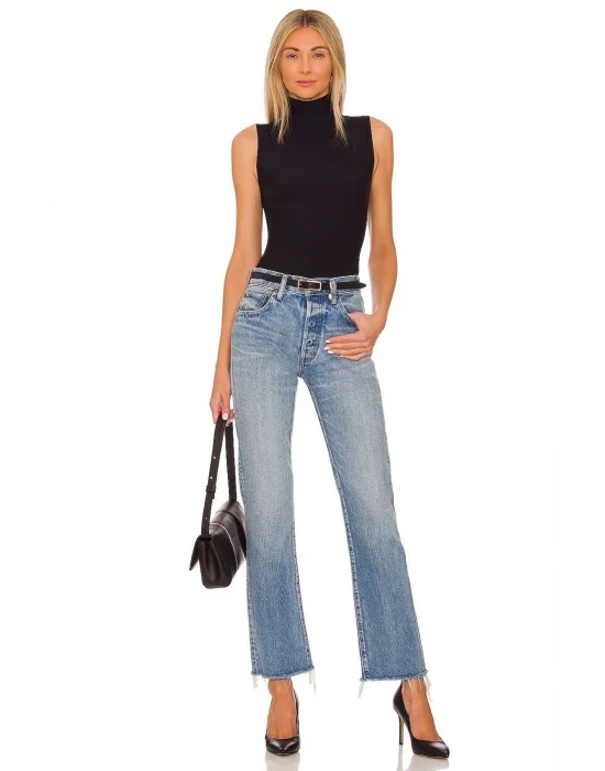 Balıkçı Yaka Ipek Jarse Bodysuit