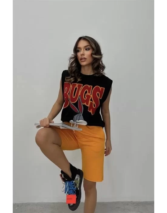 Beata Baskılı Şort Takım 9309-10