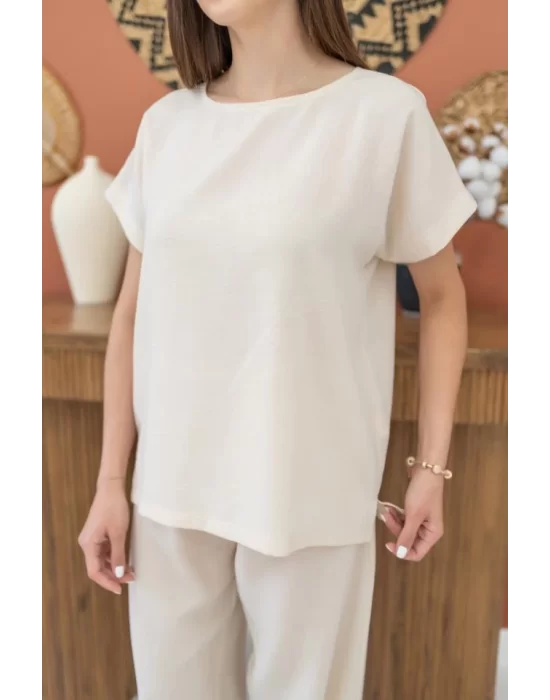 Oranj T-Shirt Ve Pantolon Takım