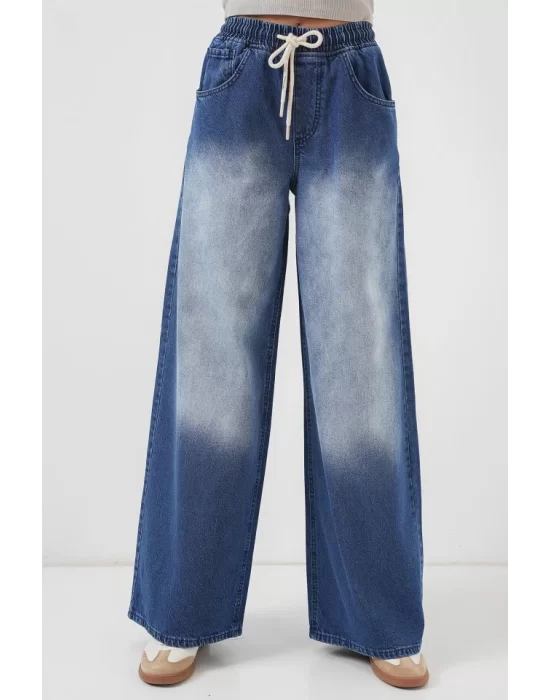 Bol Paça Kot Pantolon 6705 - Lacivert