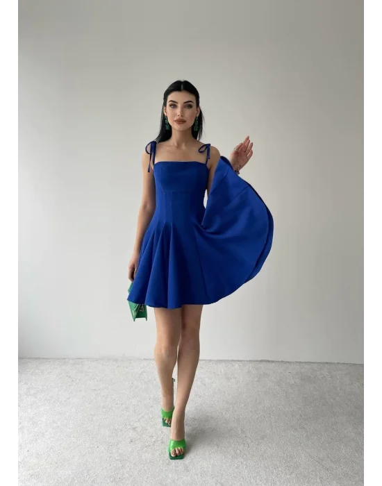 Clara Askılı Mini Elbise