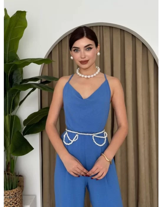 Darcy Sırt Dekolteli Tulum
