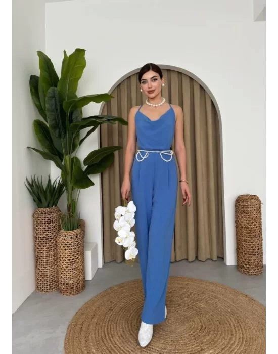 Darcy Sırt Dekolteli Tulum