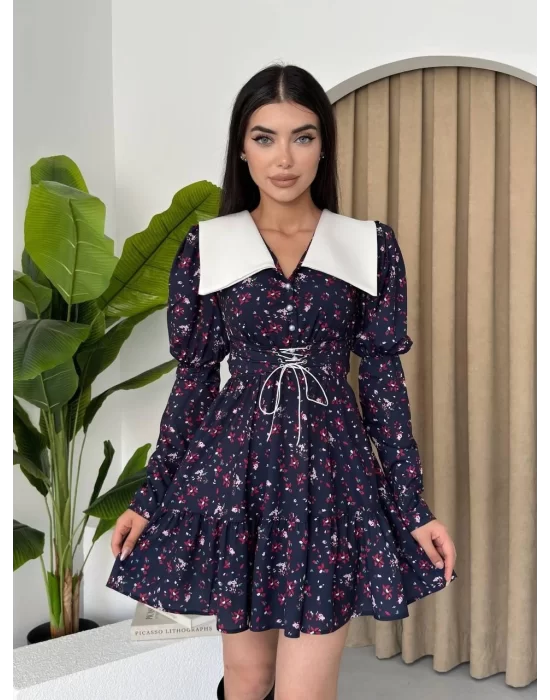Dreamy İp Detaylı Mini Elbise