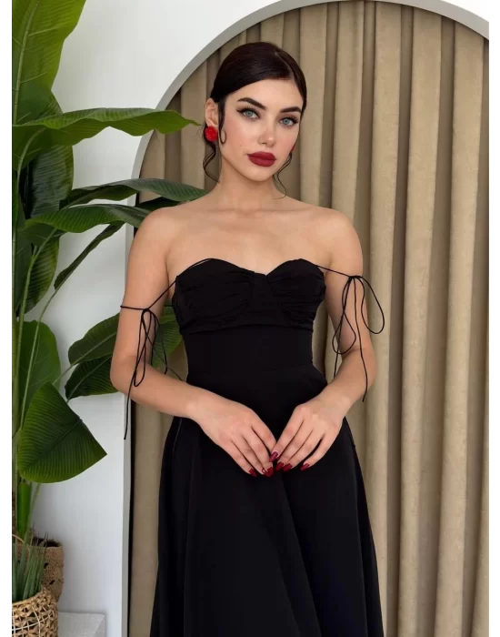 Elia İp Askılı Elbise