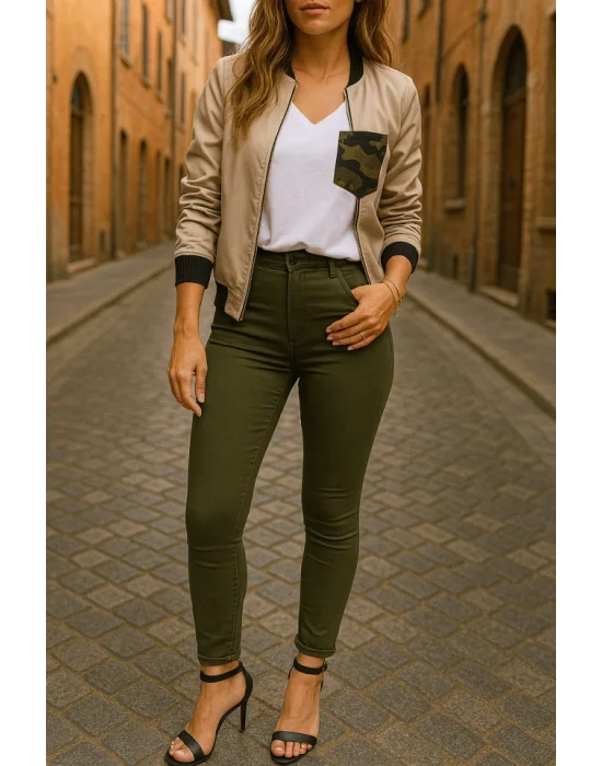 Gabardin Kumaş Yüksek Bel Pantolon 90 Cm 4XLbel40cm