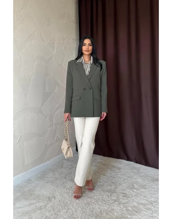 Füme Blazer Ceket