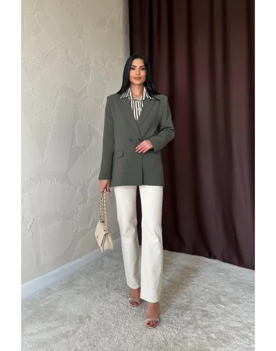 Füme Blazer Ceket