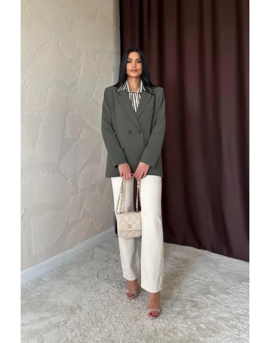 Füme Blazer Ceket