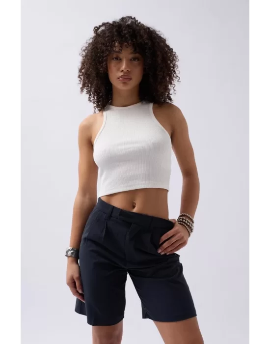 Halter Yaka Crop