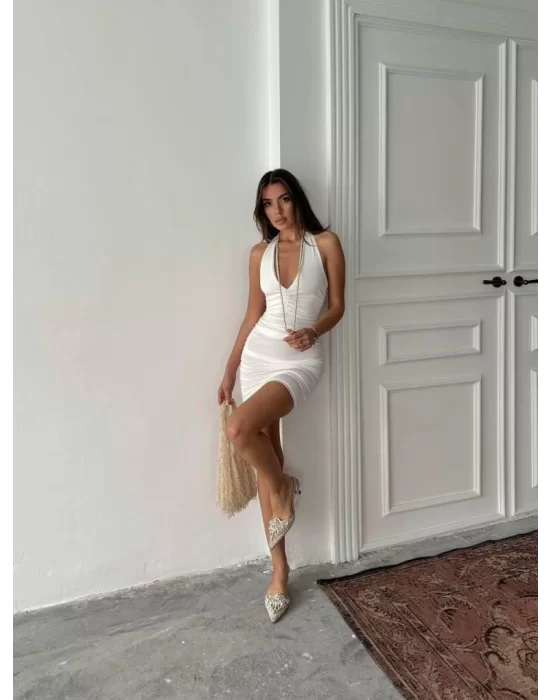 HALTER YAKA ELBİSE