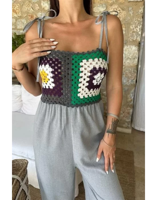 Jasmin Süzüneli Keten Tulum 1280-08