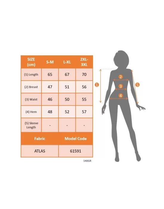 Kadın Askılı Yakası Büzgülü Puantiyeli Atlas Bluz