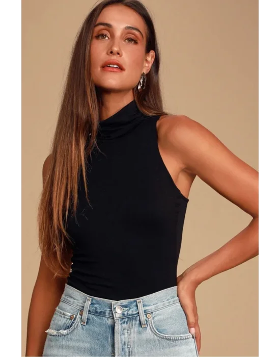 Kadın Balıkçı Yaka Ipek Jarse Body