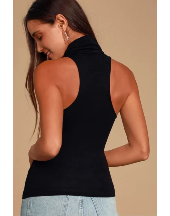 Kadın Balıkçı Yaka Ipek Jarse Body