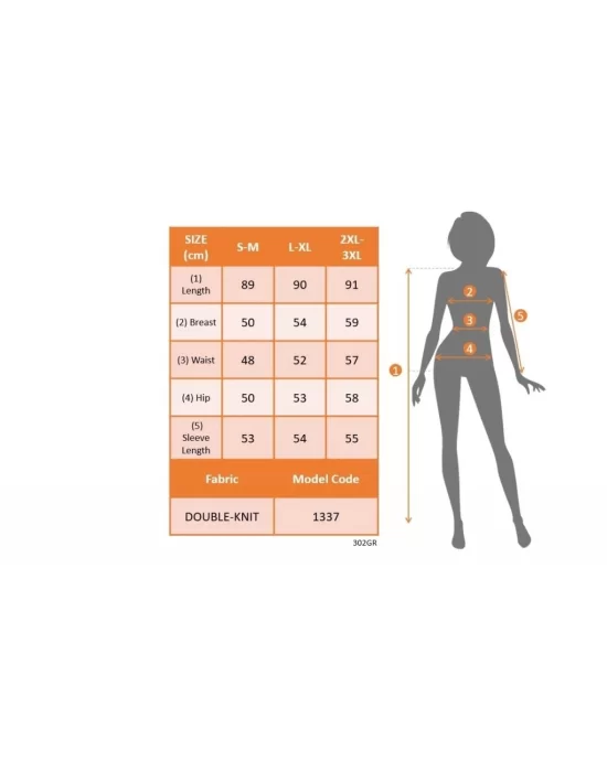 Kadın Bisiklet Yaka Uzun Kol çizgili Iki Iplik Kumaş Mini Boy Elbise