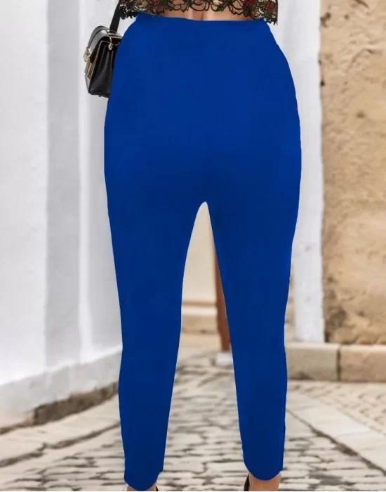 Kadın çima Detay Ithal Krep Pantolon