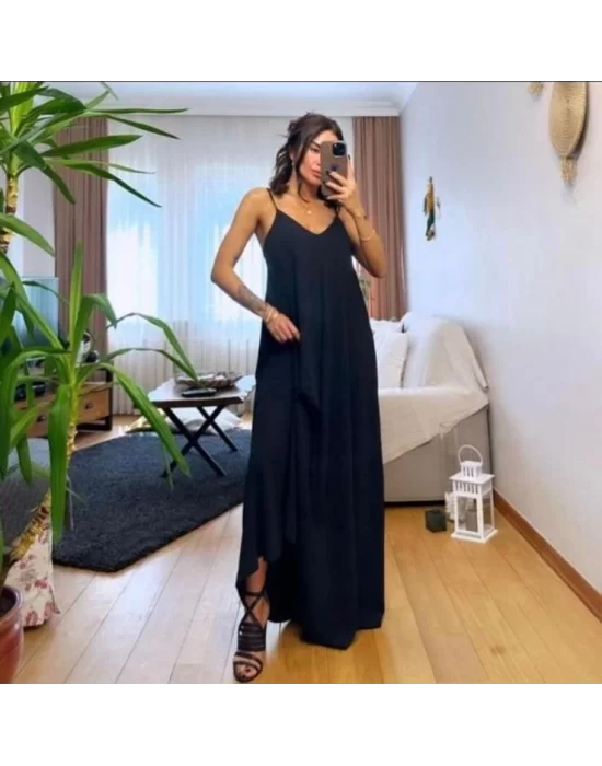 Kadın Ip Askılı Salaş Süprem Kumaş Elbise
