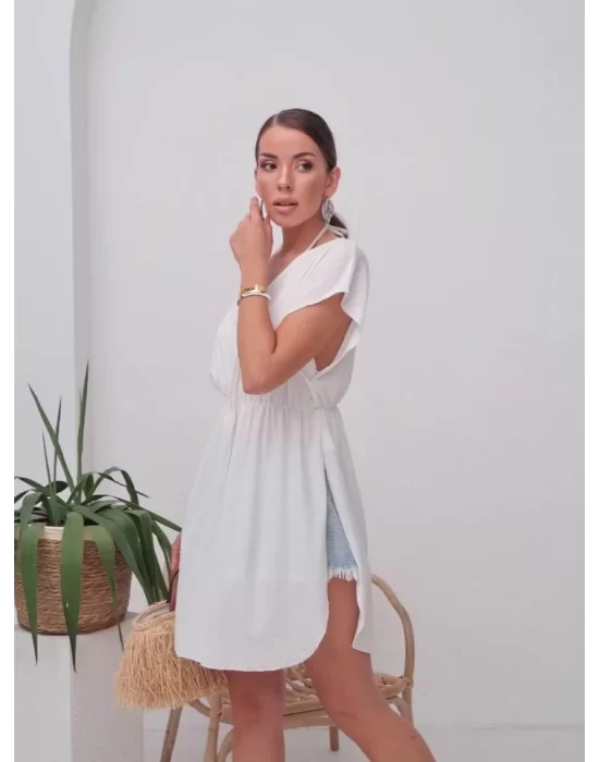 Kadın Ip Ve Bel Büzgü Detay Pareo