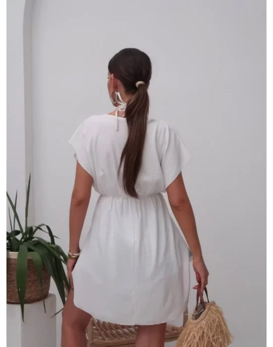 Kadın Ip Ve Bel Büzgü Detay Pareo