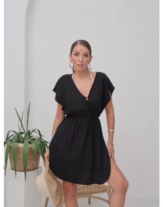 Kadın Ip Ve Bel Büzgü Detay Pareo