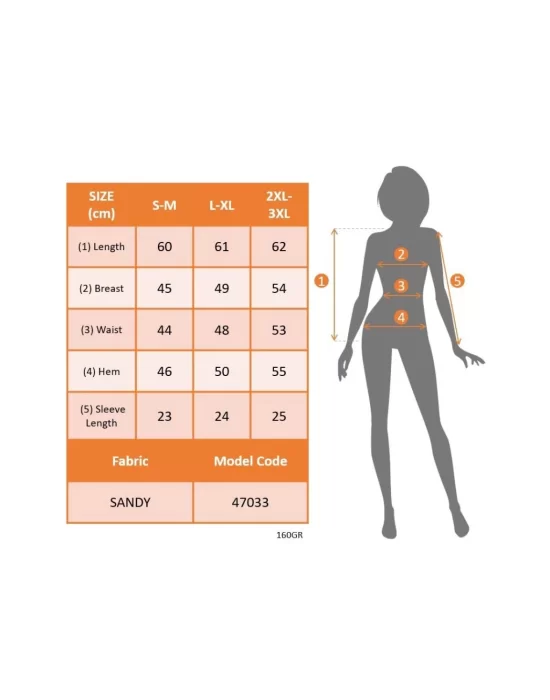 Kadın Kısa Kollu Kelebek Kollu V Yakalı Sandy Bluz