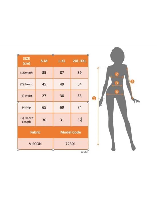 Kadın Kısa Kollu V Yakalı Belinde Bağcıklı Viskon Elbise