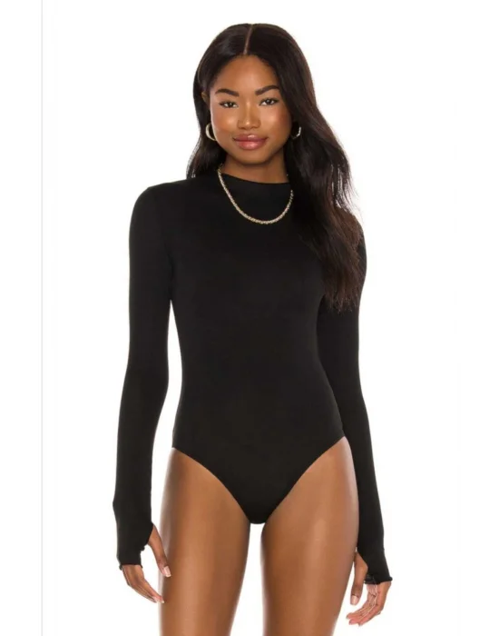 Kadın Parmak Geçmeli Bodysuit