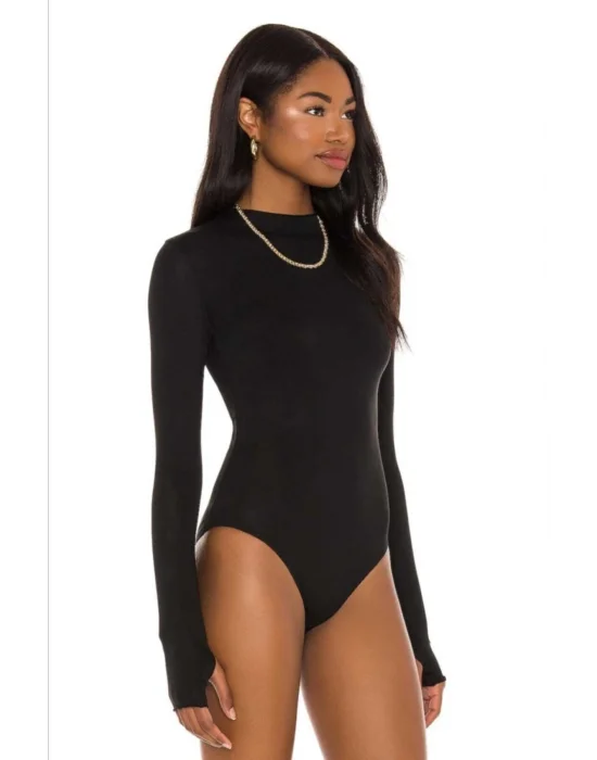 Kadın Parmak Geçmeli Bodysuit