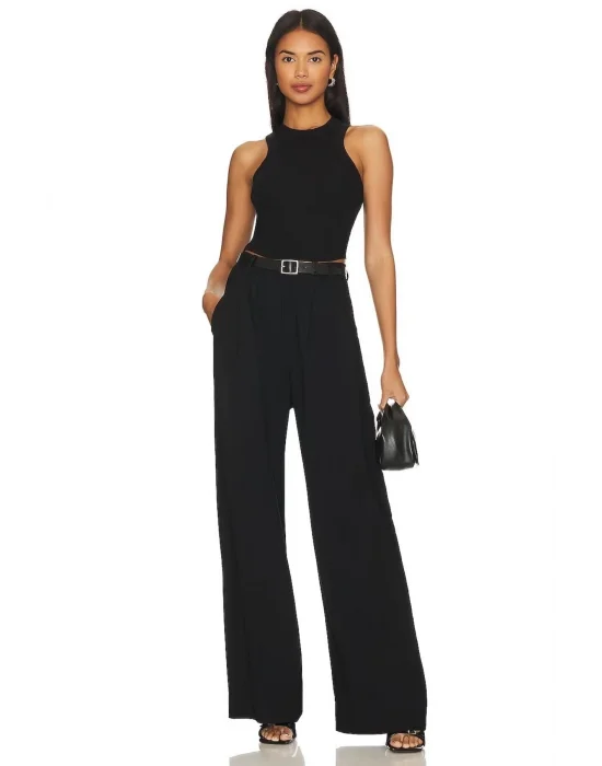 Kadın Sıfır Kol Basic Çift Kat İpek Jarse Crop Top