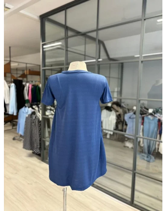 Kadın Türlü Viskon Kumaş Yırtmaç Detaylı Bluz
