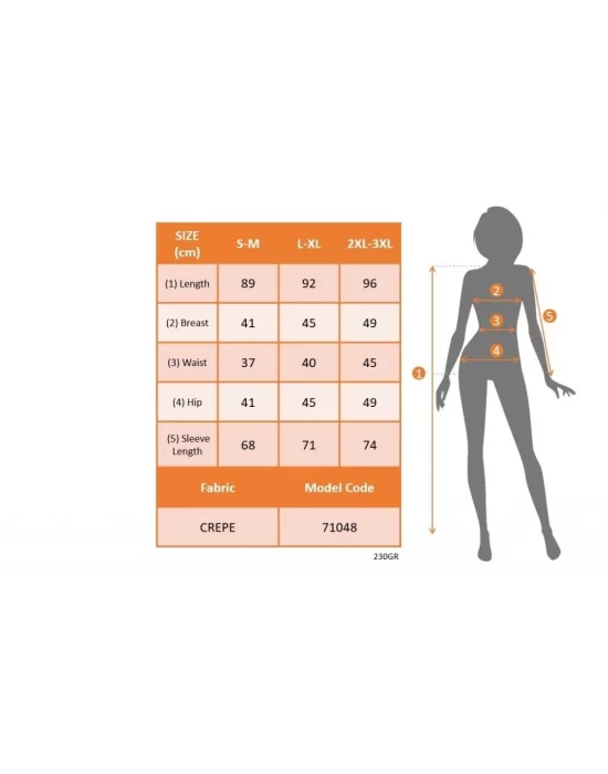 Kadın Uzun Kollu Bisiklet Yaka Krep Mini Boy Elbise