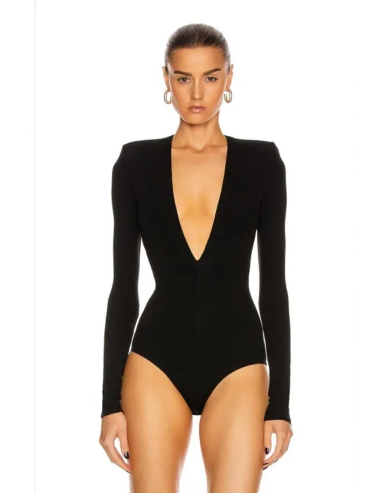 Kadınderi V Yaka Bodysuit