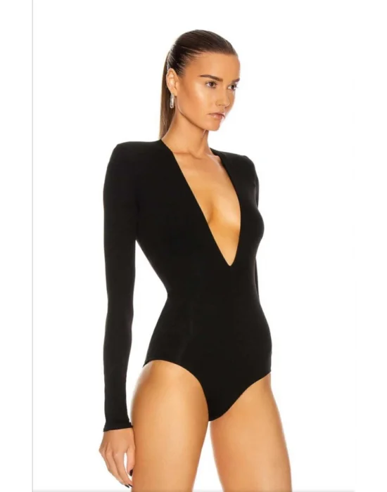 Kadınderi V Yaka Bodysuit