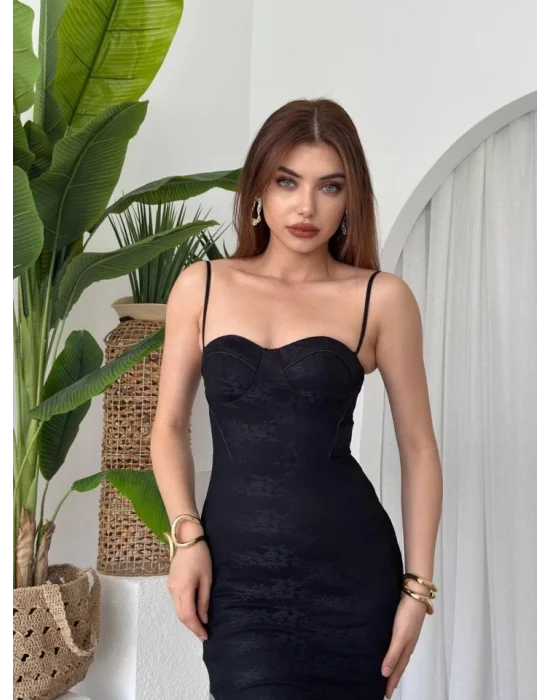 Kalıse İp Askılı Elbise