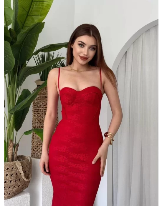 Kalıse İp Askılı Elbise
