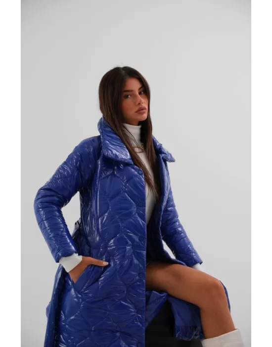Kemerli Rugan Şişme Maxi Mont