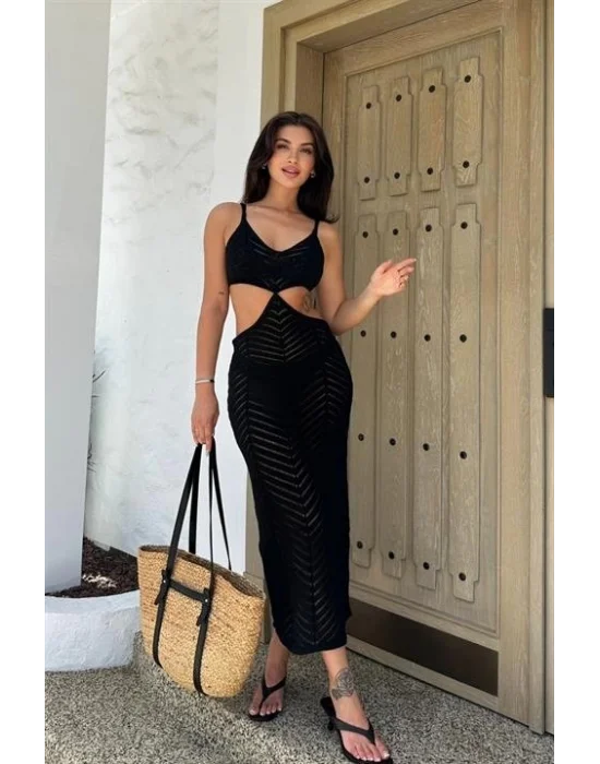 Kerry Sırt Dekolteli Cut Out Elbise 2776