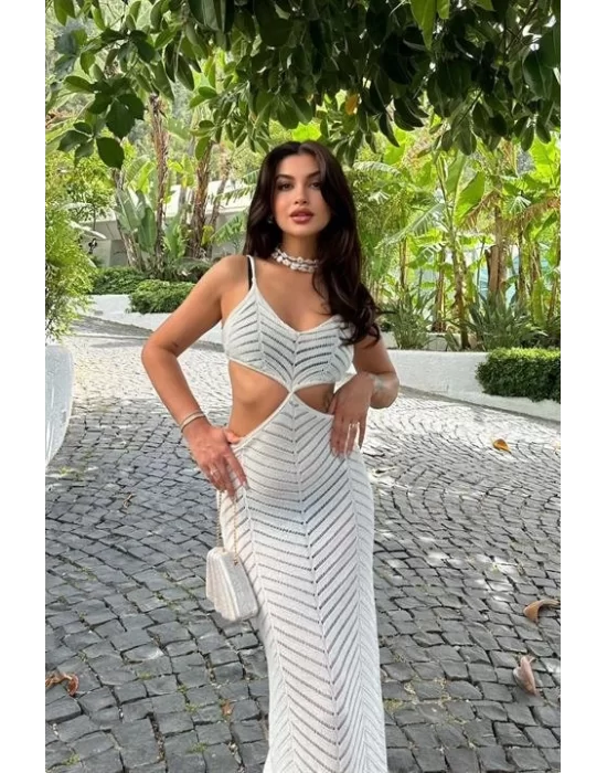 Kerry Sırt Dekolteli Cut Out Elbise 2776