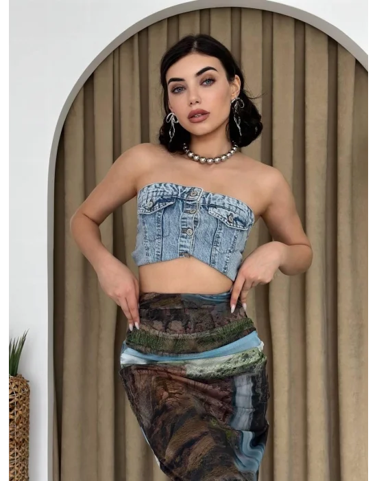 Lara Transparan Midi Etek